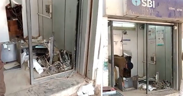 Gwalior News : डबरा में बेखौफ हुए चोर, ATM मशीन ही उखाड़ ले गए, CCTV खंगालने में लगी पुलिस