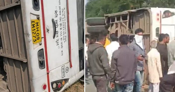 महाराष्ट्र के गोंदिया में बड़ा बस हादसा, 12 की मौत, ड्राइवर फरार