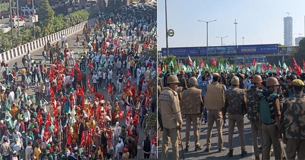 Farmer Protest : किसानों का दिल्ली कूच, हाईवे बंद... ड्रोन से निगरानी, बॉर्डर पर फोर्स तैनात