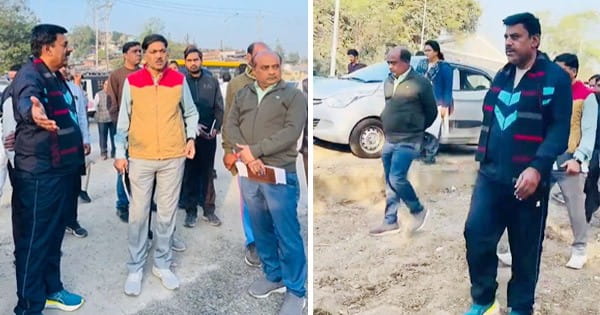 विधायक रामेश्वर शर्मा फिर उतरे सड़क पर, कोलार सिक्स लेन और दानिशकुंज फोरलेन का देखा काम, पुराने सर्वधर्म ब्रिज को जल्द खोलने को कहा