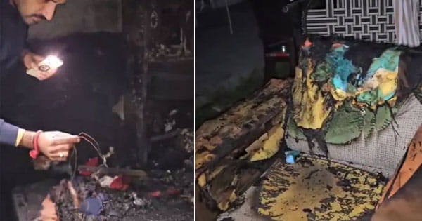 जम्मू-कश्मीर के कठुआ में बड़ा हादसा : रिटायर्ड DSP के घर में लगी आग, दम घुटने से 2 बच्चों समेत 6 लोगों की मौत; 4 बेहोश