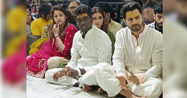 बाबा महाकाल की शरण में पहुंचे एक्टर वरुण धवन, एटली-कीर्ति भी साथ आए नजर, भस्म आरती में शामिल हुई फिल्म 'बेबी जॉन' की स्टार कास्ट