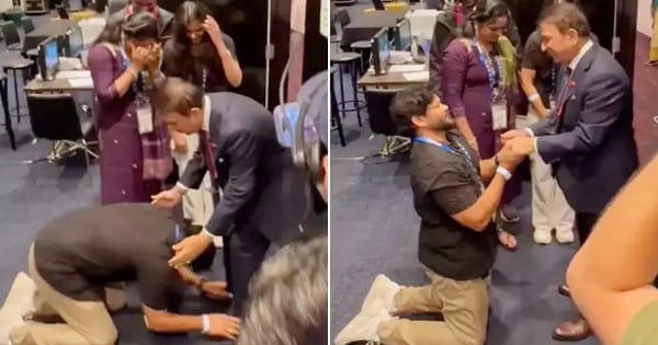 IND vs AUS : नीतीश रेड्डी के पिता ने छुए गावस्कर के पैर, पूर्व बल्लेबाज भी रो पड़े, मेलबर्न में दिखा भावुक करने वाला नजारा