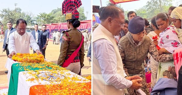छत्तीसगढ़ : नक्सली हमले में शहीद जवानों को श्रद्धांजलि, CM विष्णु देव साय बोले- बलिदान व्यर्थ नहीं जाएगा