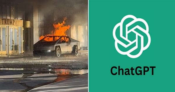 ट्रंप होटल के बाहर Cybertruck धमाके के लिए किया गया ChatGPT का इस्तेमाल, इस तरह का पहला मामला आया सामने, OpenAI ने दिया जवाब