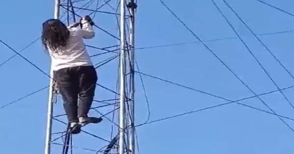 मालिक से पीड़ित युवक टावर पर चढ़ा, सैलरी न मिलने पर था परेशान, पुलिस और नगर निगम की समझाइश के बाद उतरा
