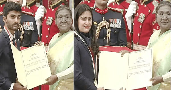 Khel Ratna Award : मनु भाकर-डी गुकेश समेत चार को खेल रत्न, राष्ट्रपति द्रौपदी मुर्मू ने 32 खिलाड़ियों को अर्जुन अवॉर्ड से किया सम्मानित