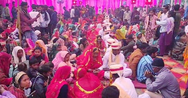 Umaria News : मुख्यमंत्री कन्या विवाह योजना के तहत 168 जोड़ों का सामूहिक विवाह संपन्न, विधायक ने नवविवाहित जोड़ों को दिए चेक