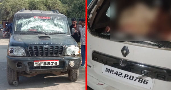 Indore News : बजरंग दल ने गोवंश मांस के साथ आरोपी को पकड़ा, कार में की तोड़फोड, कार्यकर्ताओं ने थाने में किया हंगामा