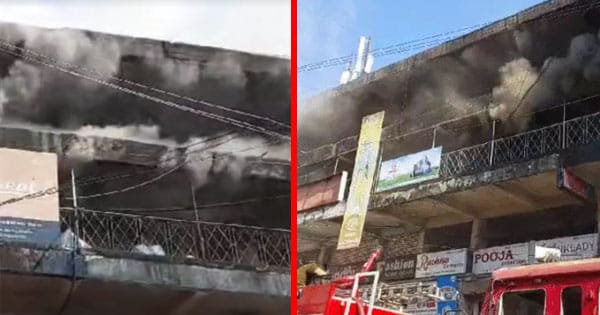 Jabalpur News : शॉपिंग कॉम्प्लेक्स में लगी भीषण आग, चार लोगों को बाहर निकाला