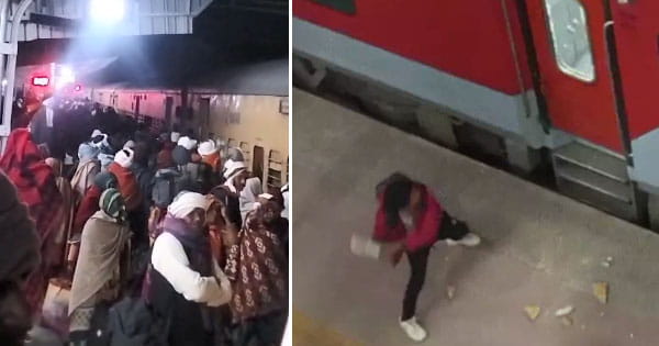 महाकुंभ जा रही स्पेशल ट्रेन पर हमला : छतरपुर-हरपालपुर स्टेशन पर भीड़ ने किया पथराव, बोगियों के दरवाजे नहीं खुलने से भड़के यात्रियों ने की तोड़फोड़