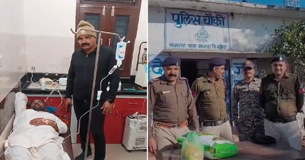 श्योपुर पुलिस ने पेश की मानवता की मिसाल, हार्ट अटैक के मरीज की जान बचाने के लिए एएसआई ने अपनी गाड़ी से पहुंचाया अस्पताल
