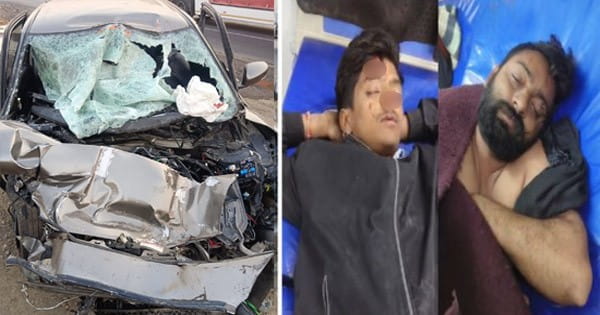 Dhar News : राऊ-खलघाट फोरलेन पर दर्दनाक हादसे में दो की मौत, तीन गंभीर घायल, डिवाइडर से टकराकर ट्रक से जा भिड़ी अनियंत्रित कार