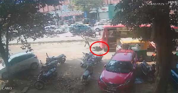भोपाल : पिता के सामने बस ने बेटे को कुचला, सड़क पार करते हुए हादसा, ड्राइवर-कंडक्टर फरार, घटना सीसीटीवी में कैद