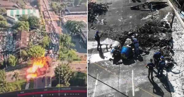 ब्राजील के साओ पाउलो में प्लेन क्रैश, इमरजेंसी लैंडिंग के दौरान बस से टकराया, 2 की मौत, 6 घायल