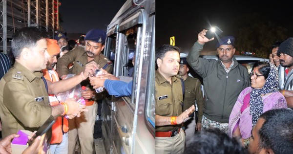 VIDEO : कटनी एसपी सराहनीय पहल, जाम में फंसे श्रद्धालुओं को भोजन और पानी किया वितरित