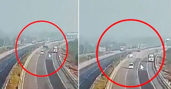 पूर्वांचल एक्सप्रेसवे पर खौफनाक हादसा : चलती स्कॉर्पियो का फटा टायर, कई बार पलटी, 4 बच्चे समेत 7 लोग घायल
