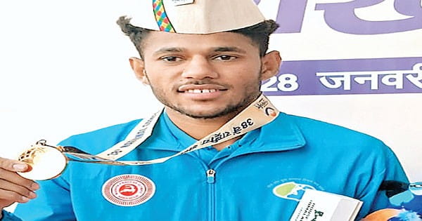 मप्र के देव मीणा ने पोल वोल्ट में राष्ट्रीय रिकॉर्ड के साथ जीता गोल्ड मेडल