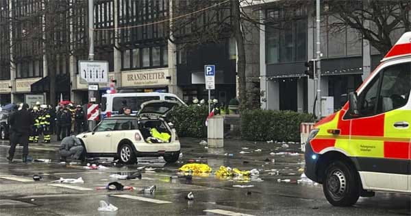 म्यूनिख में अफगानी शरणार्थी ने भीड़ में घुसाई कार, 28 घायल, कई बच्चे भी शामिल, पुलिस ने हमलावर को किया गिरफ्तार