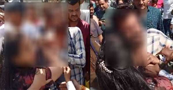 इंदौर : बीच सड़क पर युवती ने युवक की पिटाई की, पहले लिव-इन में रह चुके हैं दोनों, इंस्टाग्राम पर फर्जी आईडी बनाने का आरोप