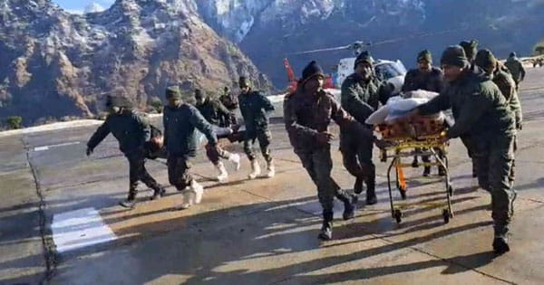 उत्तराखंड एवलांच: 55 में से बचाए गए 47 मजदूर, 8 अब भी फंसे; चमोली में बर्फबारी के बीच बचाव अभियान जारी