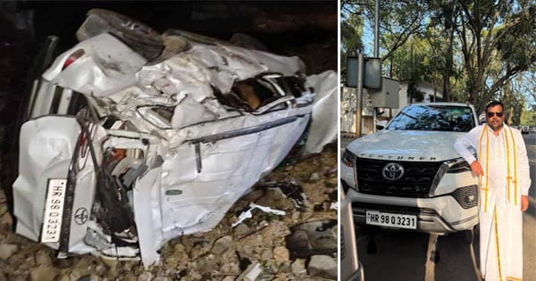 मंदसौर में भीषण सड़क हादसा : तेज रफ्तार कार एक्सप्रेस-वे से पलटी, तीन की मौत