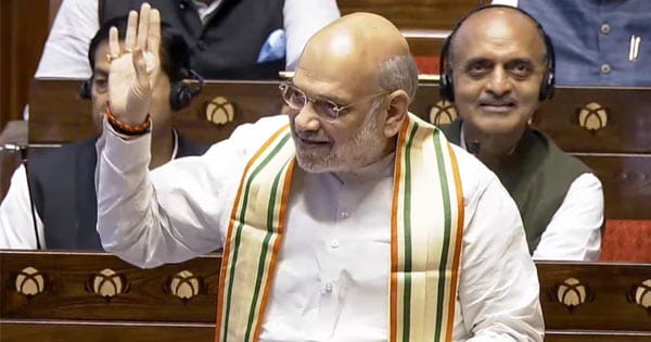 गृह मंत्री अमित शाह लोकसभा में बोले- पिछले 10 सालों में सरकार ने आतंकवाद, नक्सलवाद और उग्रवाद पर कसा शिकंजा, हमें ये विरासत में मिले लेकिन डटकर किया मुकाबला