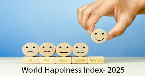 World Happiness Index-2025 : फिनलैंड लगातार आठवीं बार दुनिया का सबसे खुशहाल देश, भारत 118वें स्थान पर, हमसे ज्यादा खुश नेपाल और पाकिस्तान