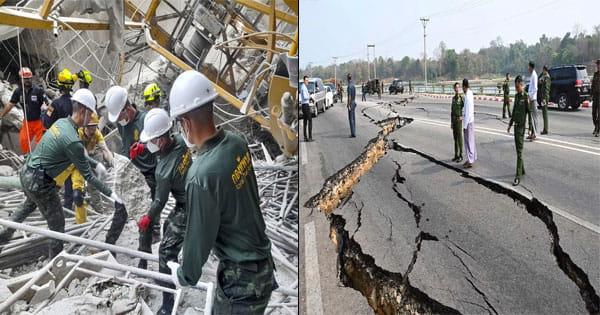 Myanmar Earthquake Update : म्यांमार में फिर कांपी धरती, 5.1 तीव्रता के झटके; अब तक 1000 से ज्यादा लोगों की मौत
