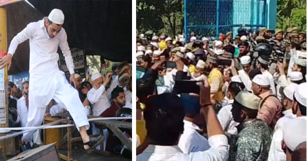 ईद के मौके पर यूपी में बवाल : मेरठ में झड़प, मुरादाबाद-सहारनपुर में भी तनाव, फिलिस्तीन का झंडा लहराया