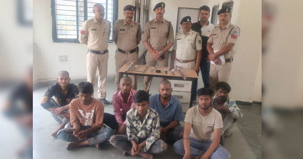 Bhopal News : टीटी नगर पुलिस ने डकैती की योजना बना रहे 7 बदमाशों को किया गिरफ्तार, ज्वेलरी शॉप को लूटने का था प्लान