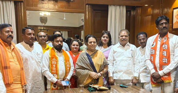 नीलम ताई गोन्हें का इंदौर दौरा, शिवसेना पदाधिकारियों से मुलाकात, संगठन विस्तार पर हुई अहम चर्चा