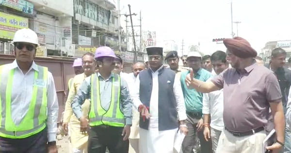 भोपाल : करोंद में मेट्रो निर्माण कार्य का निरीक्षण, मंत्री विश्वास सारंग ने दिए समस्याओं के समाधान के निर्देश