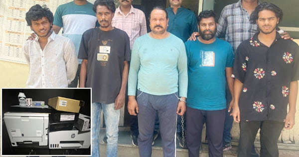 इंदौर में नकली नोटों की छपाई का रैकेट पकड़ा, 5 आरोपी गिरफ्तार, लाखों के नकली नोट, कलर प्रिंटर समेत, नोट छापने वाले कागज बरामद