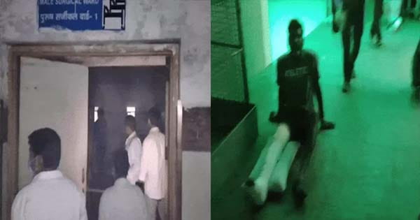 मुरैना जिला अस्पताल में लगी आग, समय पर नहीं बजा फायर अलार्म, घटना में एक मरीज की मौत