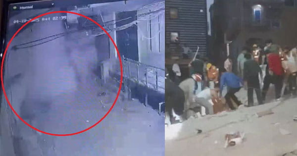 दिल्ली में तेज आंधी-बारिश के बीच बड़ा हादसा : चार मंजिला इमारत ढही, 4 की मौत; मलबे में दबे कई लोग