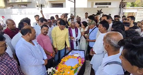 इंदौर ने पहलगाम में हुए आतंकी हमले में खोया अपना लाल, पहलगाम हमले में मारे गए सुशील नथनियाल को दी गई अंतिम विदाई