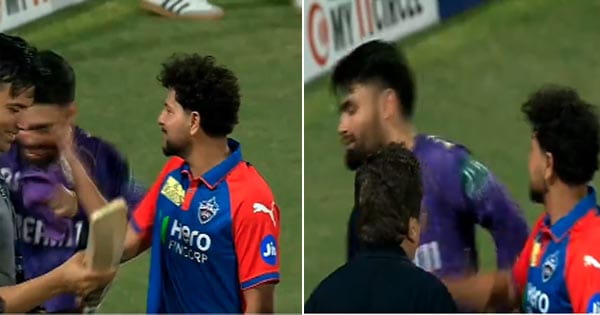 IPL 2025 : दिल्ली बनाम कोलकाता मैच के बाद कुलदीप ने रिंकू सिंह को मारा जोरदार थप्पड़! वायरल वीडियो से मचा बवाल, जानें पूरी सच्चाई