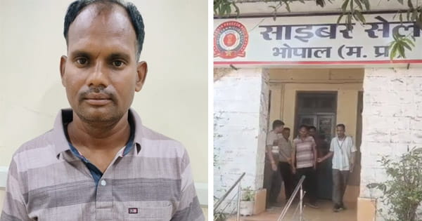 भोपाल साइबर क्राइम ब्रांच ने डिजिटल अरेस्ट फ्रॉड के मास्टरमाइंड को UP से किया गिरफ्तार, फर्जी 'दिल्ली क्राइम ब्रांच अधिकारी' बनकर करता था लाखों की ठगी