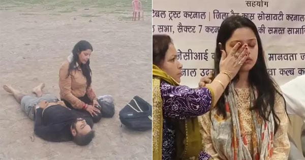 लेफ्टिनेंट विनय नरवाल की पत्नी हिमांशी की अपील, कहा- हमें न्याय चाहिए, नफरत नहीं; रक्तदान शिविर में भावुक हुआ परिवार