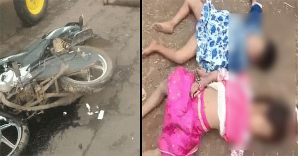 शिवपुरी में दर्दनाक हादसा, तेज रफ्तार कार की टक्कर से दो मासूम बच्चियों समेत 4 की मौत