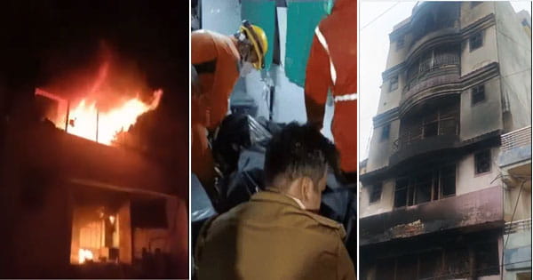 कानपुर में बड़ा हादसा : जूता-चप्पल फैक्ट्री में लगी आग, माता-पिता और 3 बेटियों की जिंदा जलने से मौत