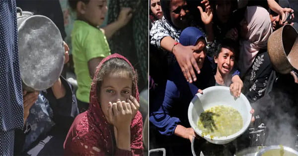 गाजा में भुखमरी की कगार पर लाखों लोग, संयुक्त राष्ट्र ने दी चेतावनी, इजराइल की नाकेबंदी और हमलों से बिगड़े हालात