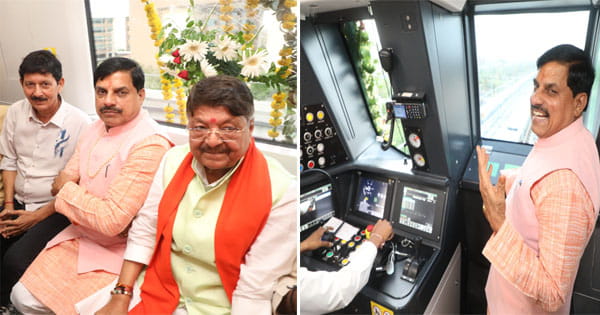 सीएम डॉ. मोहन यादव ने इंदौर मेट्रो में किया पहला सफर, कहा- मालवा बढ़ा विकास के नए युग की ओर
