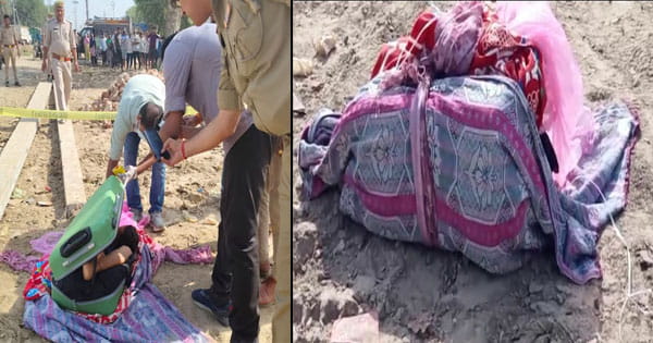Ghaziabad : गर्दन मुड़ी, नाक-मुंह से बह रहा खून... सूटकेस में मिला महिला का शव, रेप और हत्या की आशंका से मचा हड़कंप