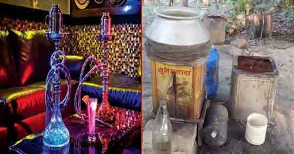 कैफे में हुक्का बार चलाने पर प्रकरण दर्ज, 5 लीटर अवैध कच्ची शराब के साथ एक आरोपी गिरफ्तार