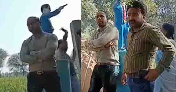 अंबेडकर की प्रतिमा हटाने पर विवाद : SDM को जलाने की कोशिश, पुलिस बल पर पत्थर और गोबर फेंका, देखें VIDEO