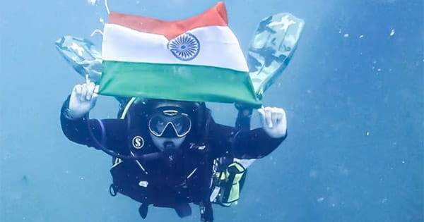 मप्र की बेटी ने रचा इतिहास, मेघा परमार ने स्कूबा डाइविंग में बनाया वर्ल्ड रिकॉर्ड