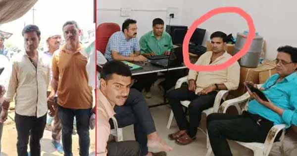 रोजगार सहायक को 1 लाख की रिश्वत लेते पकड़ा, शिवपुरी में लोकायुक्त की कार्रवाई; बिल के भुगतान के बदले मांगे थे रुपए