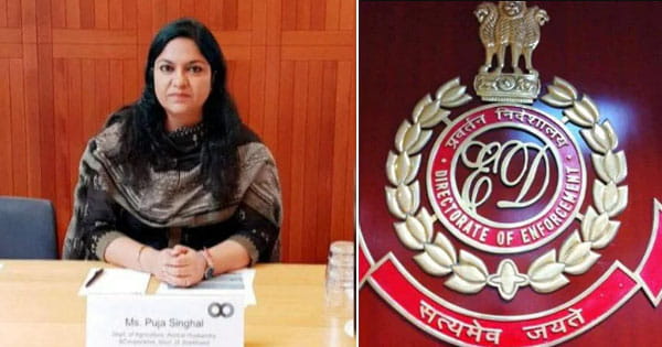IAS Pooja Singhal case: पूजा सिंघल के 6 ठिकानों पर ED ने फिर मारी रेड, बिहार भी पहुंची घोटाले की आंच